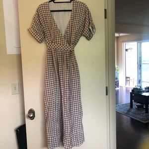 Urban Outfitters Gingham Wrap Dress